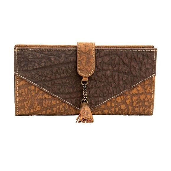 Myra Bag Handbags - Myra Bag Handmade Thimper Wallet Leather & Hairon Canvas & Cowhide Leath…
